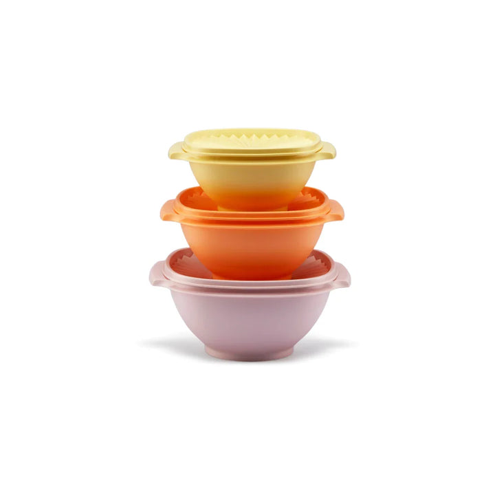 Tupperware Heritage 3pcs Bowl Set (1x860ml/1x1.3L /1x1.9L) TP0016 - image 4