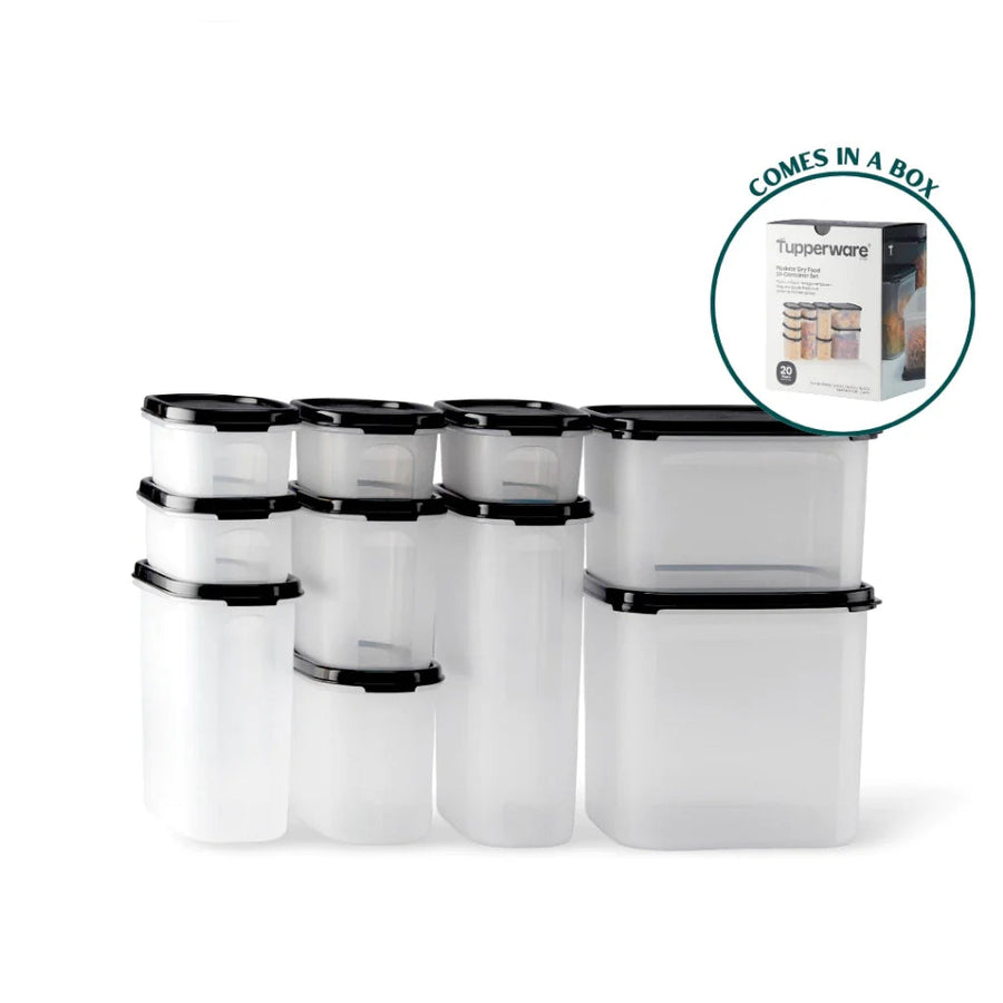 Tupperware Modular Dry Food 10pcs Container Set TP0005