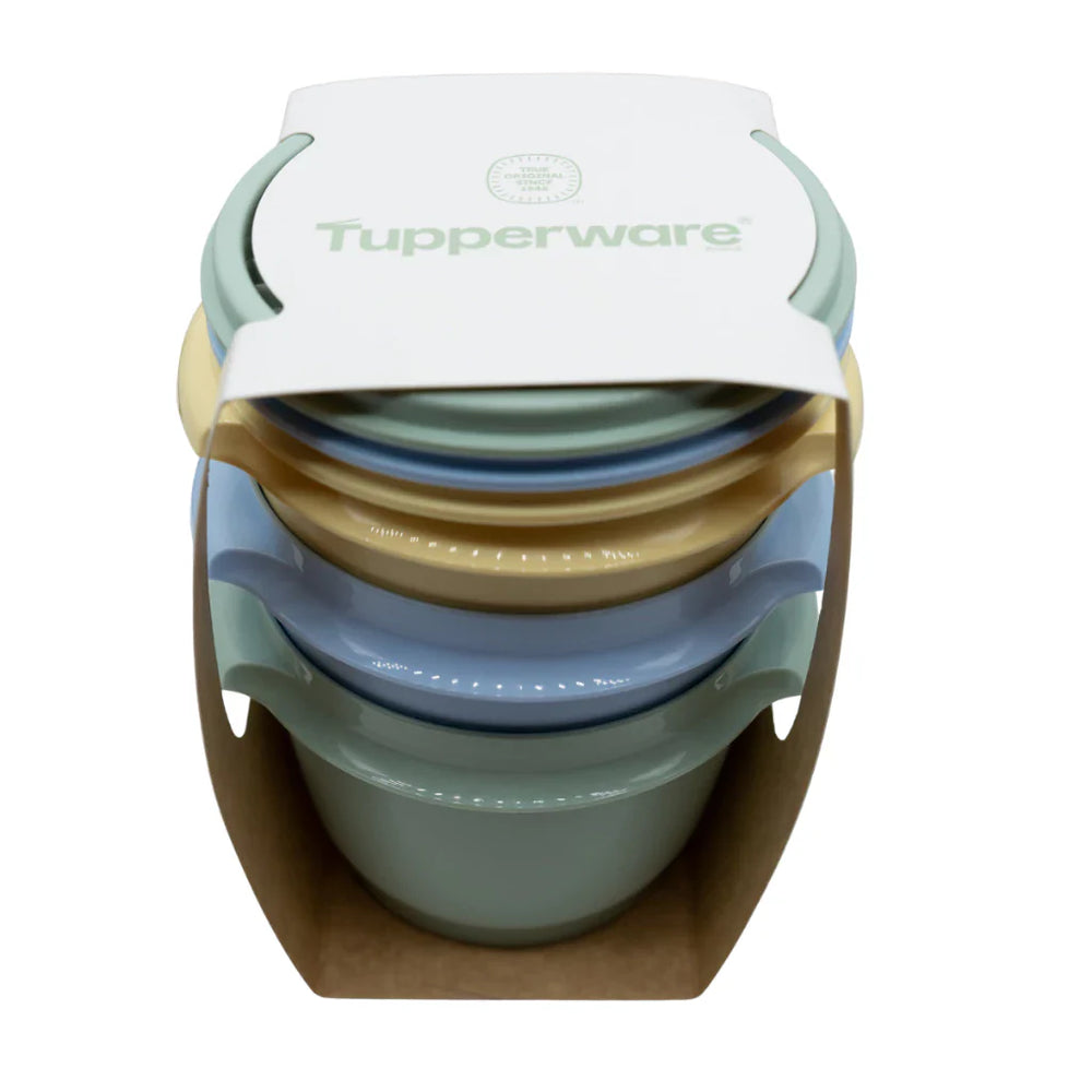 Tupperware Heritage Small 3pcs Bowl Set (3x600ml) TP0017 - image 2