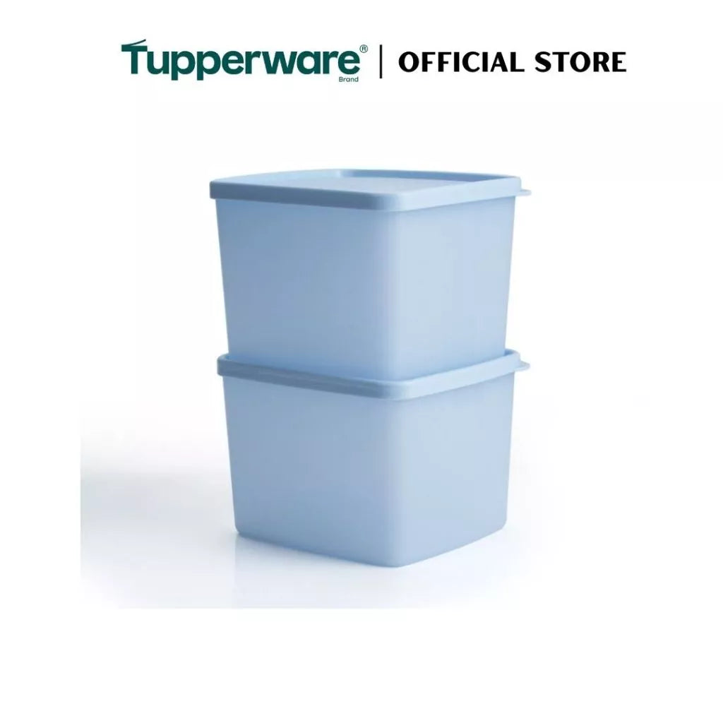 Tupperware 2pcs Stacking Square Food Storage containers (800ml) TP0032 - image 5