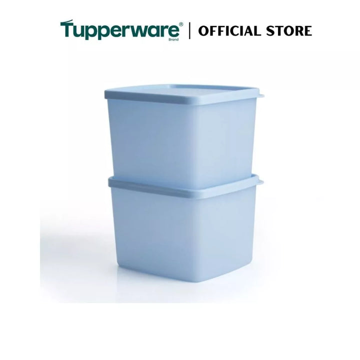 Tupperware 2pcs Stacking Square Food Storage containers (800ml) TP0032 - image 5