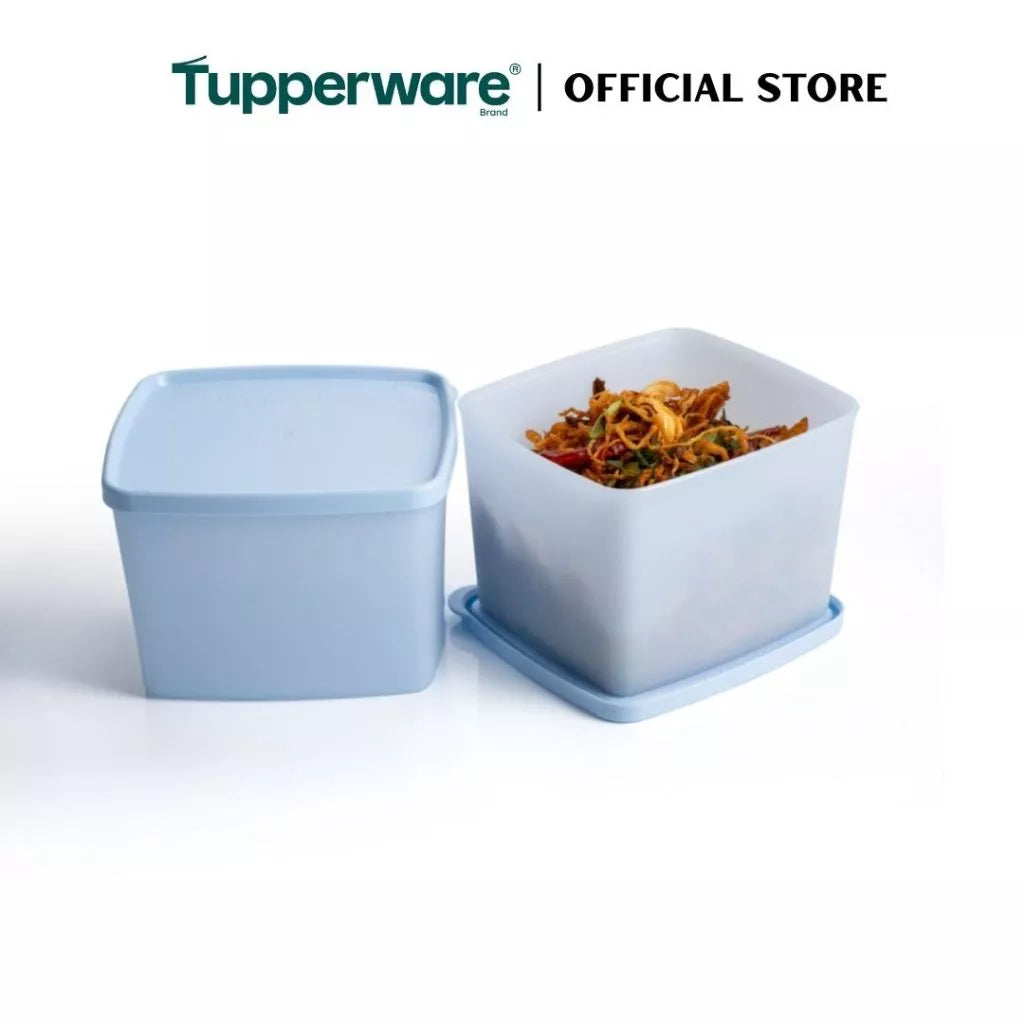 Tupperware 2pcs Stacking Square Food Storage containers (800ml) TP0032 - image 4