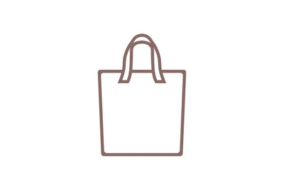 Icon of a shopping tote on a white background