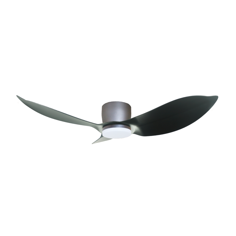 Mistral Ceiling Fan-36",Hugger, (DC40,L24W) Solar36-WD/WH Wood/White