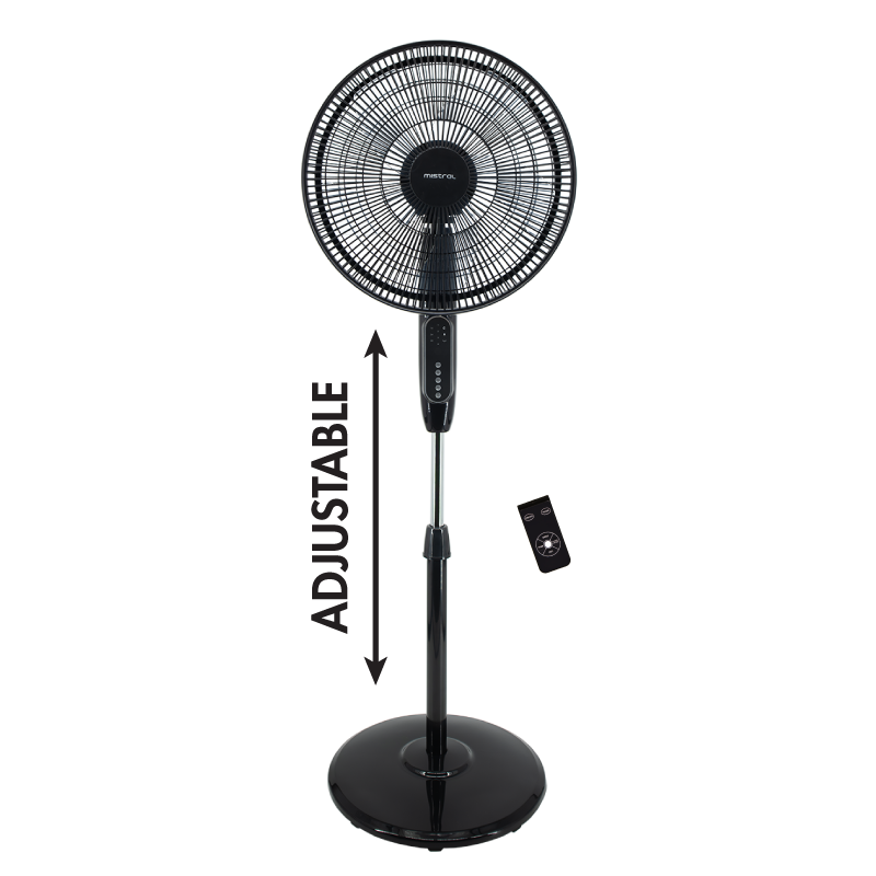 Mistral 16” DC Stand Fan with Remote MSF1610DR - Black