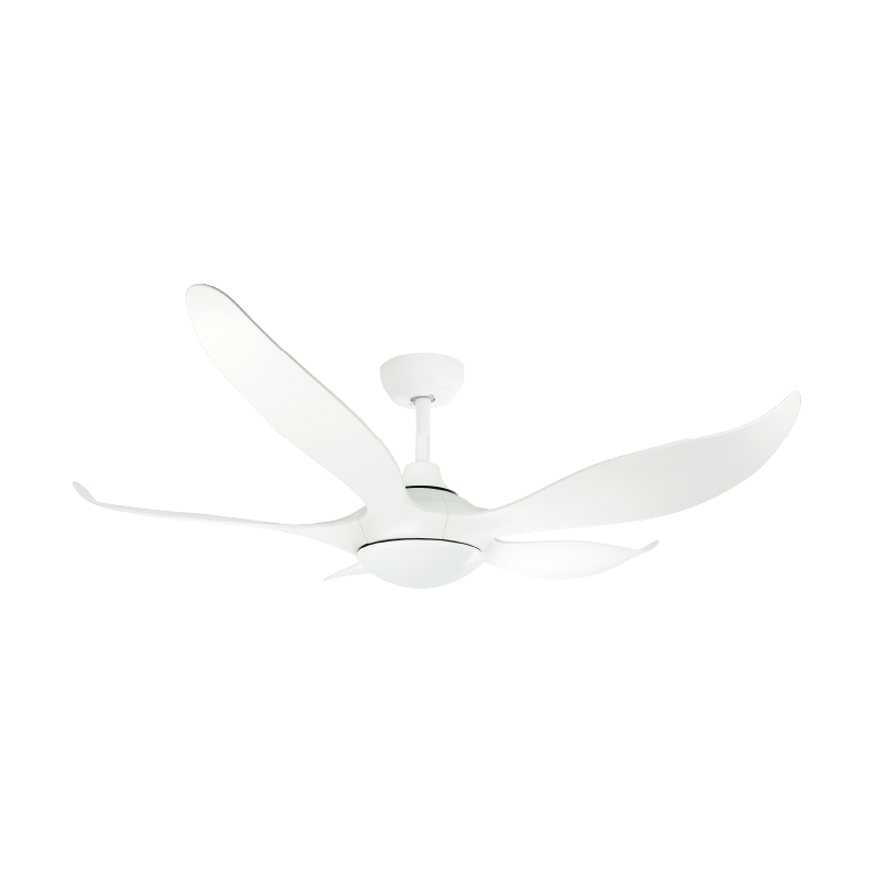Mistral Ceiling Fan - 52", 69W (DC45,L24W) Typhoon52-WH White