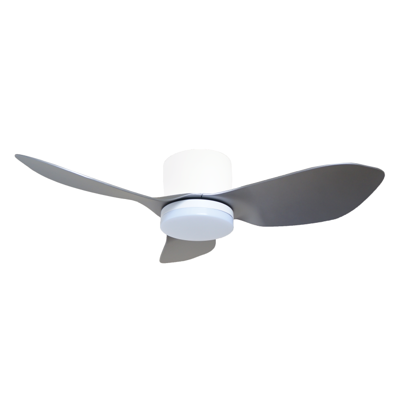 Mistral Ceiling Fan-36",Hugger, (DC40,L24W) Solar36-WD/BK Wood/Black