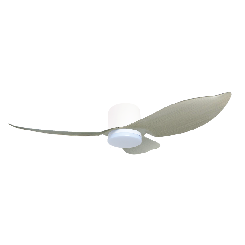 Mistral Ceiling Fan-36",Hugger, (DC40,L24W) Solar36-GY/WE Grey/White