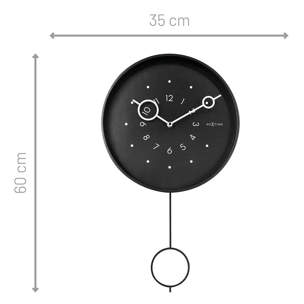 Jam Dinding Pendulum Gelung NeXtime 35x60x5cm