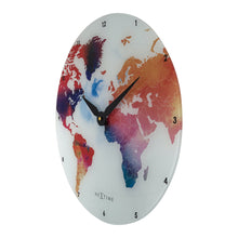 Load image into Gallery viewer, NeXtime Colourful World Wall Clock 43cm
