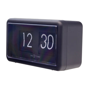 NeXtime Flip Table Clock 18x10x7cm (Black)
