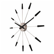 Load image into Gallery viewer, NeXtime Plug Inn Wall Clock 58cm (Black)
