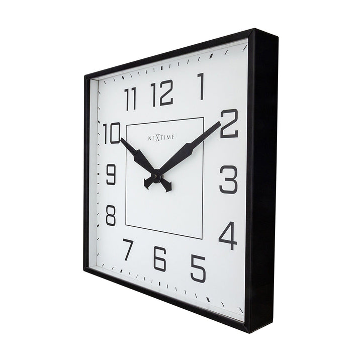 NeXtime Be Square Numeral Wall Clock 35x35cm