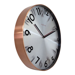 NeXtime Reflection Wall Clock 40cm (Copper)
