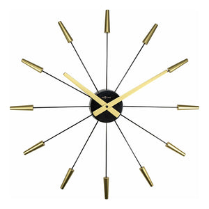 NeXtime Plug Inn Wall Clock 58cm (Gold)