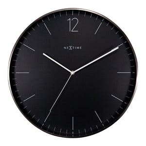 NeXtime Essential Graphite Wall XXL Clock 40cm