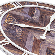Load image into Gallery viewer, NeXtime Roman Vintage Wall Clock 58cm (Dark Brown)
