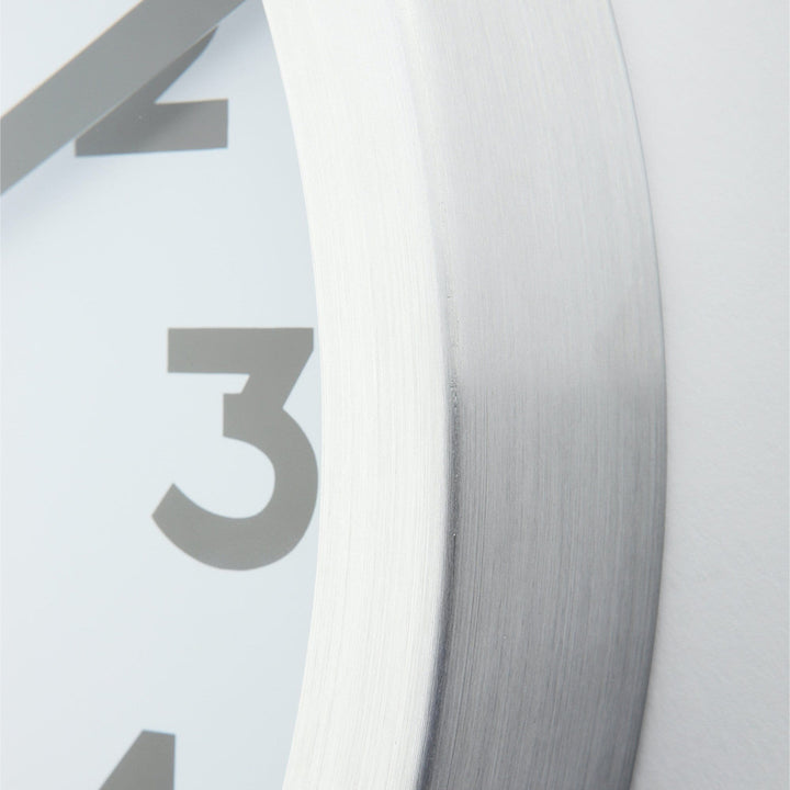 Jadual Indeks Nombor Stesen NeXtime/Jam dinding 19cm (Putih)