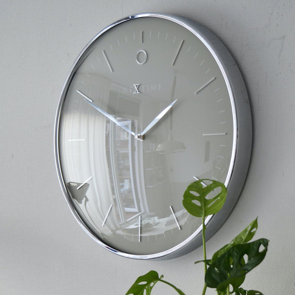 Jam Dinding NeXtime Glamour 40cm (Kelabu)