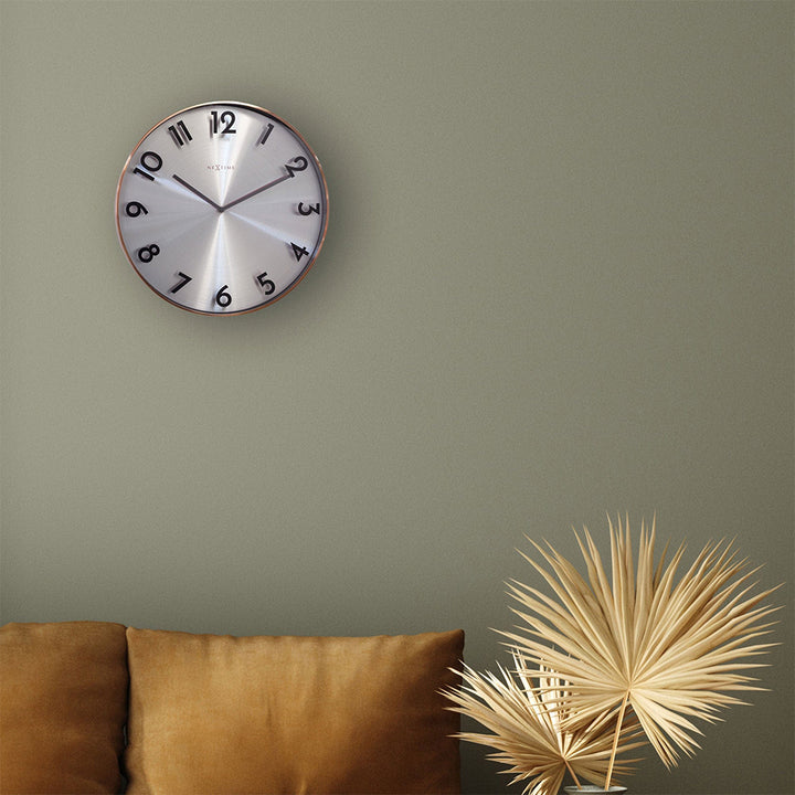 NeXtime Reflection Wall Clock 40cm (Copper)