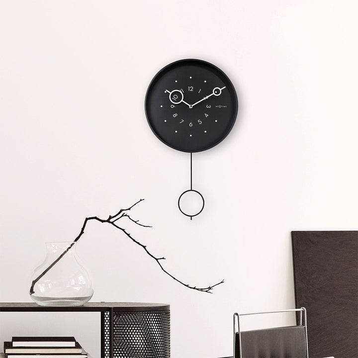 NeXtime Loop Pendulum Wall Clock 35x60x5cm