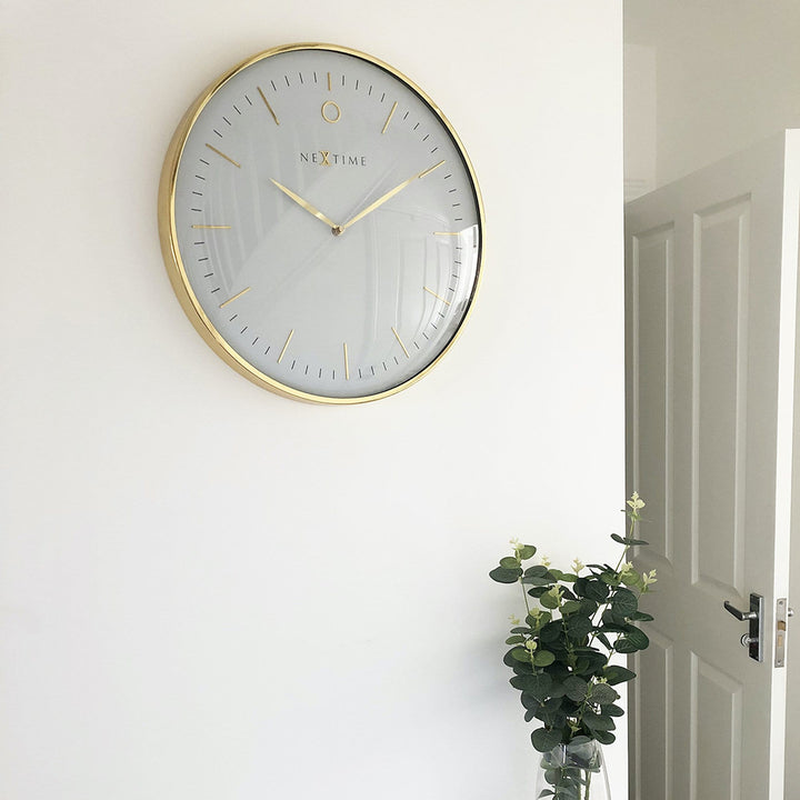 NeXtime Glamour Wall Clock 40cm (White)