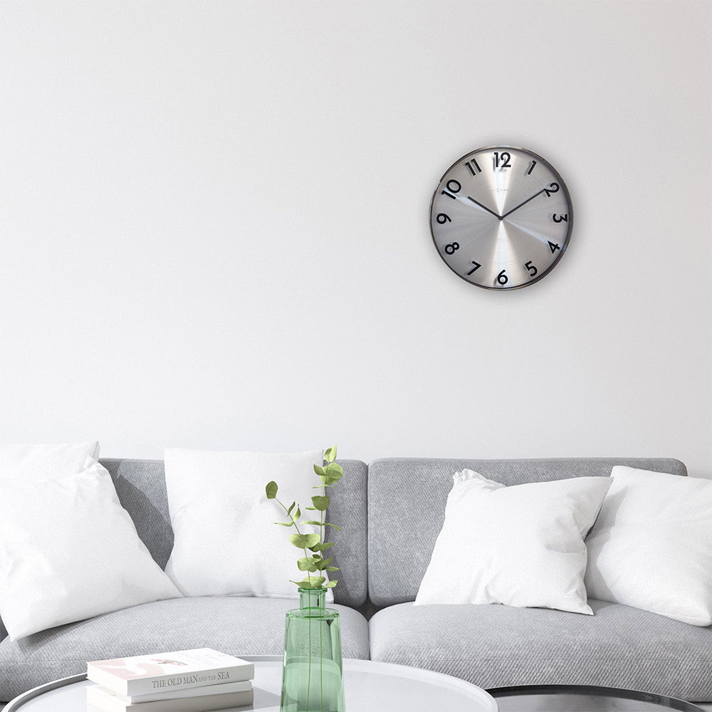 NeXtime Reflection Wall Clock 40cm (Grey)