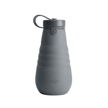 Load image into Gallery viewer, Stojo Collapsible Water Bottle 20oz Carbon
