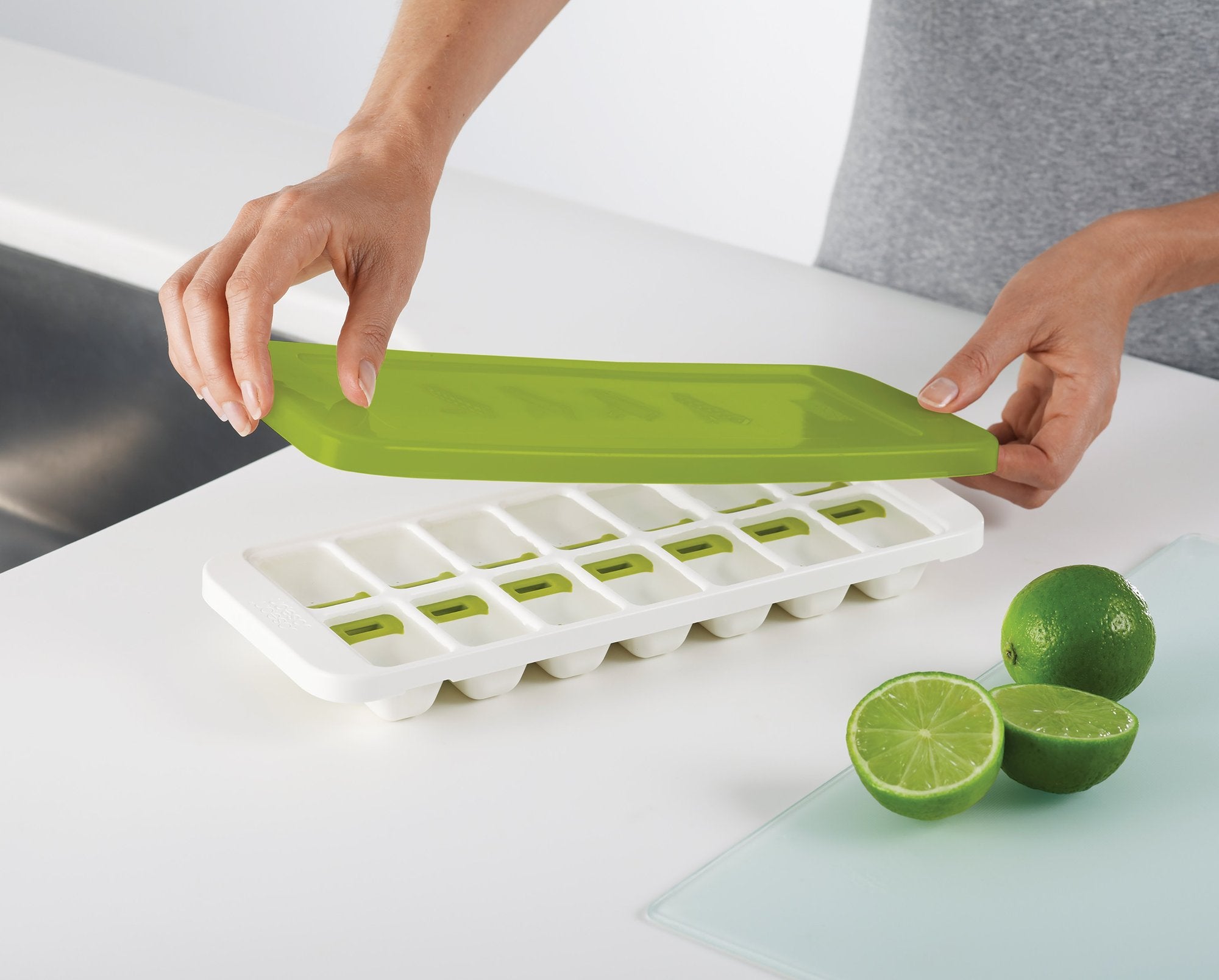 Joseph Joseph QuickSnap Plus Ice Cube Tray Blue 3