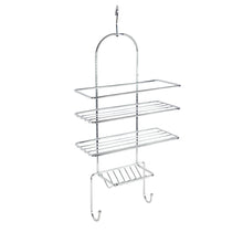 Load image into Gallery viewer, Rayen Shower Rack 3 Level Organsier In Chormium
