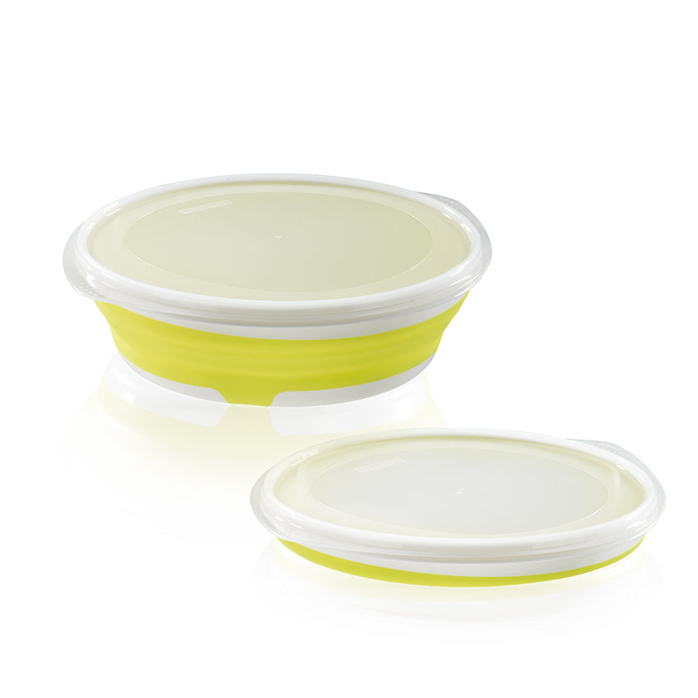Slim Round Box Yellow