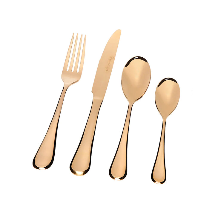 STANLEY ROGERS Chelsea Gold 24 Piece Cutlery Set