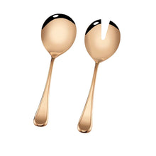 Load image into Gallery viewer, STANLEY ROGERS Chelsea Gold Salad Fork and Spoon 2 Piece Set
