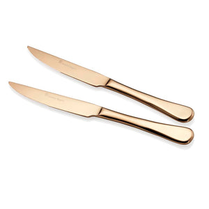 STANLEY ROGERS Chelsea Gold Steak Knives 4 Pieces