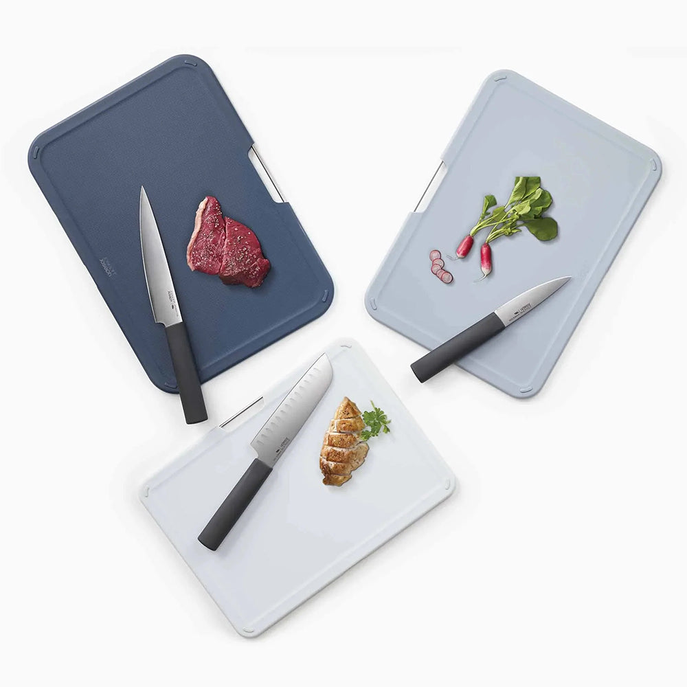 Joseph Joseph Nest Boards Plus Set Pisau & Papan Pemotong 6 Keping