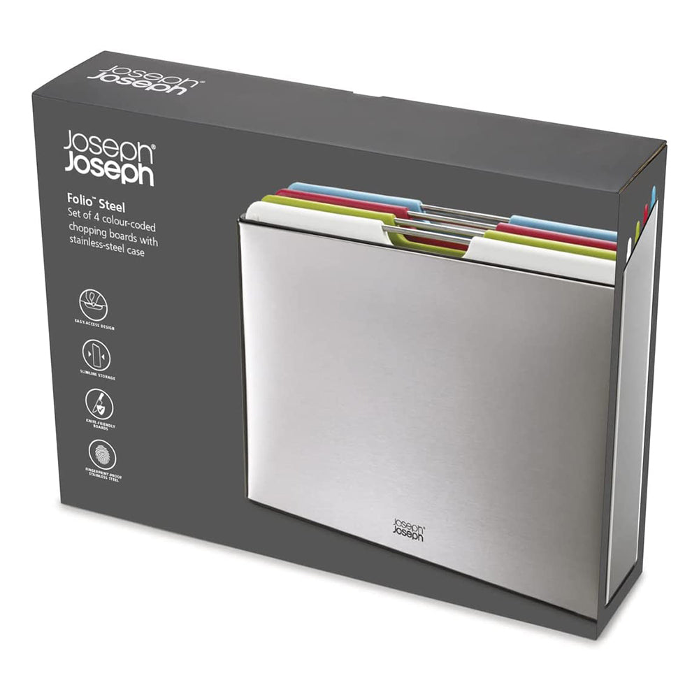 Joseph Joseph Folio Steel 4 Keping Set Papan Cincang 