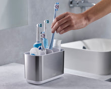 Load image into Gallery viewer, Joseph Joseph EasyStore Steel Large Toothbrush Holder 3
