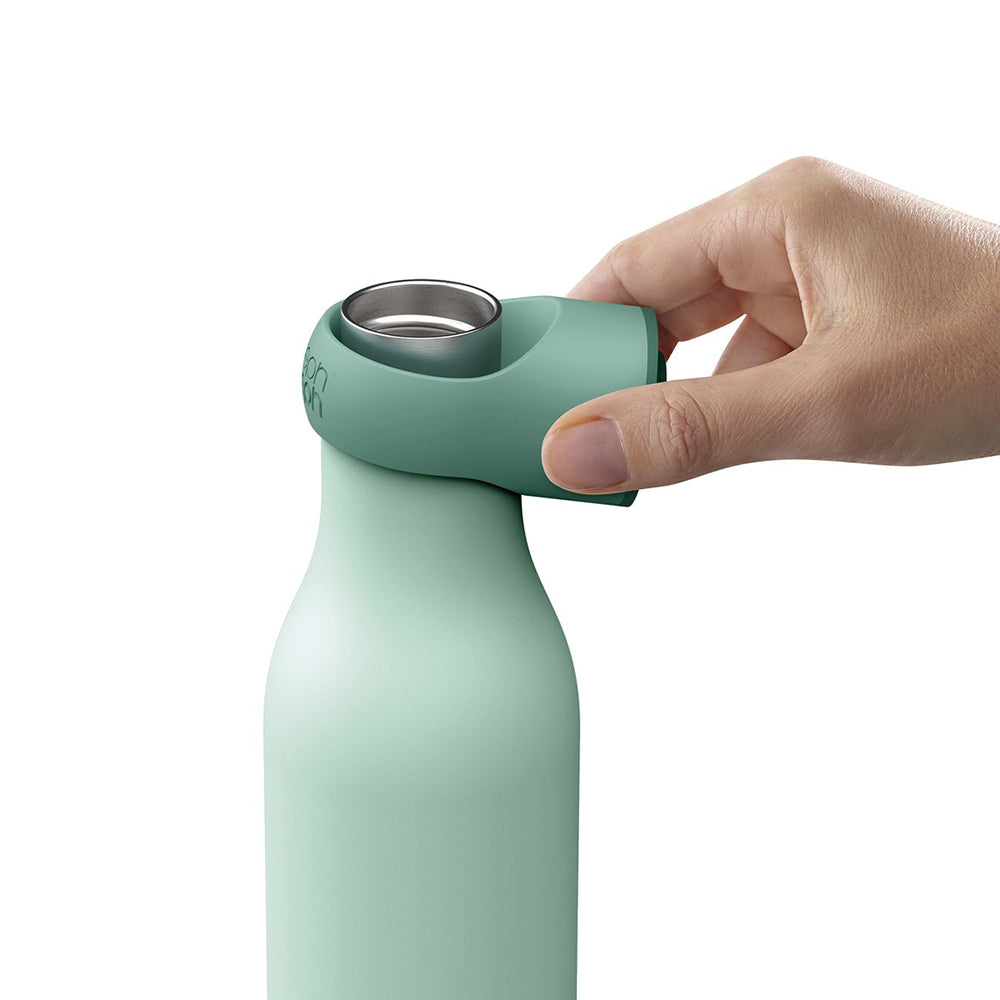 Joseph Joseph Loop 500ml Stainless-Steel Vacuum Insulated Water Bottle (Green)