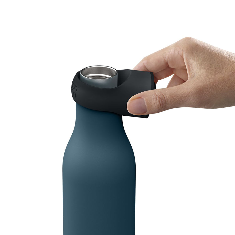 Botol Air Tertebat Vakum Keluli Tahan Karat Joseph Joseph Loop 500ml (Biru)