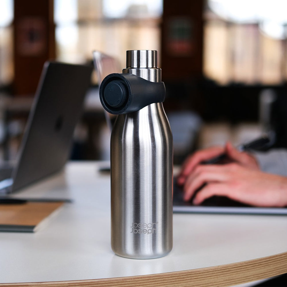 Joseph Joseph Loop 500ml Botol Air Tertebat Vakum Keluli Tahan Karat (Berus)