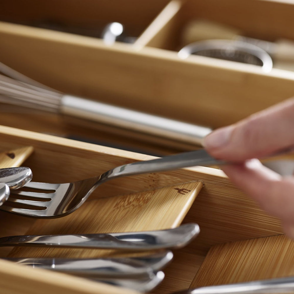 Joseph Joseph Drawerstore Bamboo Cutlery, Utensil & Gadget Organizer