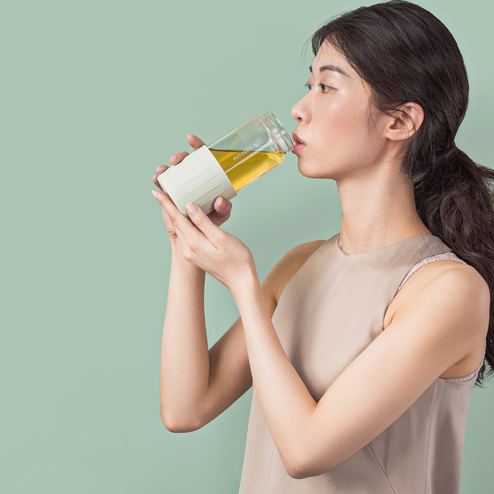 Buydeem Botol Teh Kaca Mudah Alih