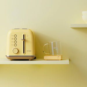 BUYDEEM 2-Slice Toaster, Mellow Yellow
