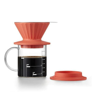 BUYDEEM Coffee Dripper Set, Vivid Orange