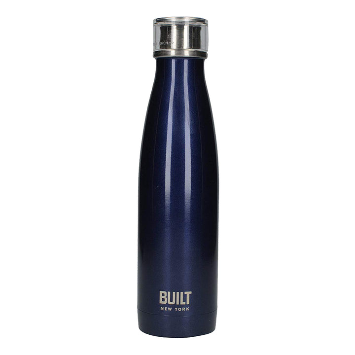 Built Perfect Seal 17oz Insulated Bottle Midnight Blue