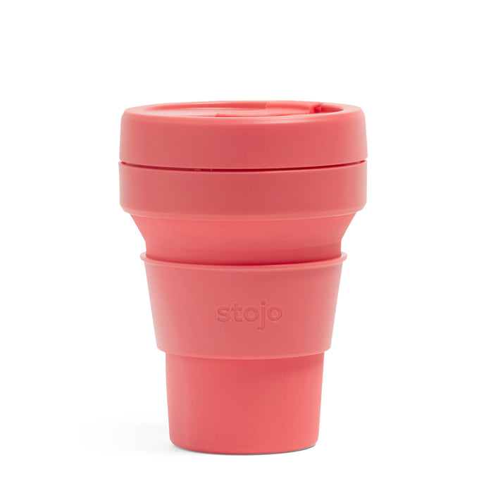 Stojo Collapsible Pocket Cup 12oz Coral