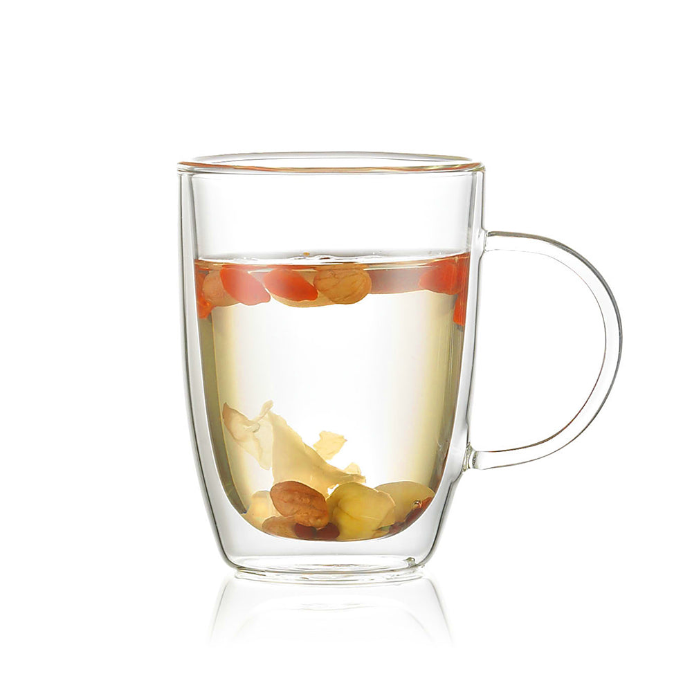 Buydeem Double Wall Glass Cup