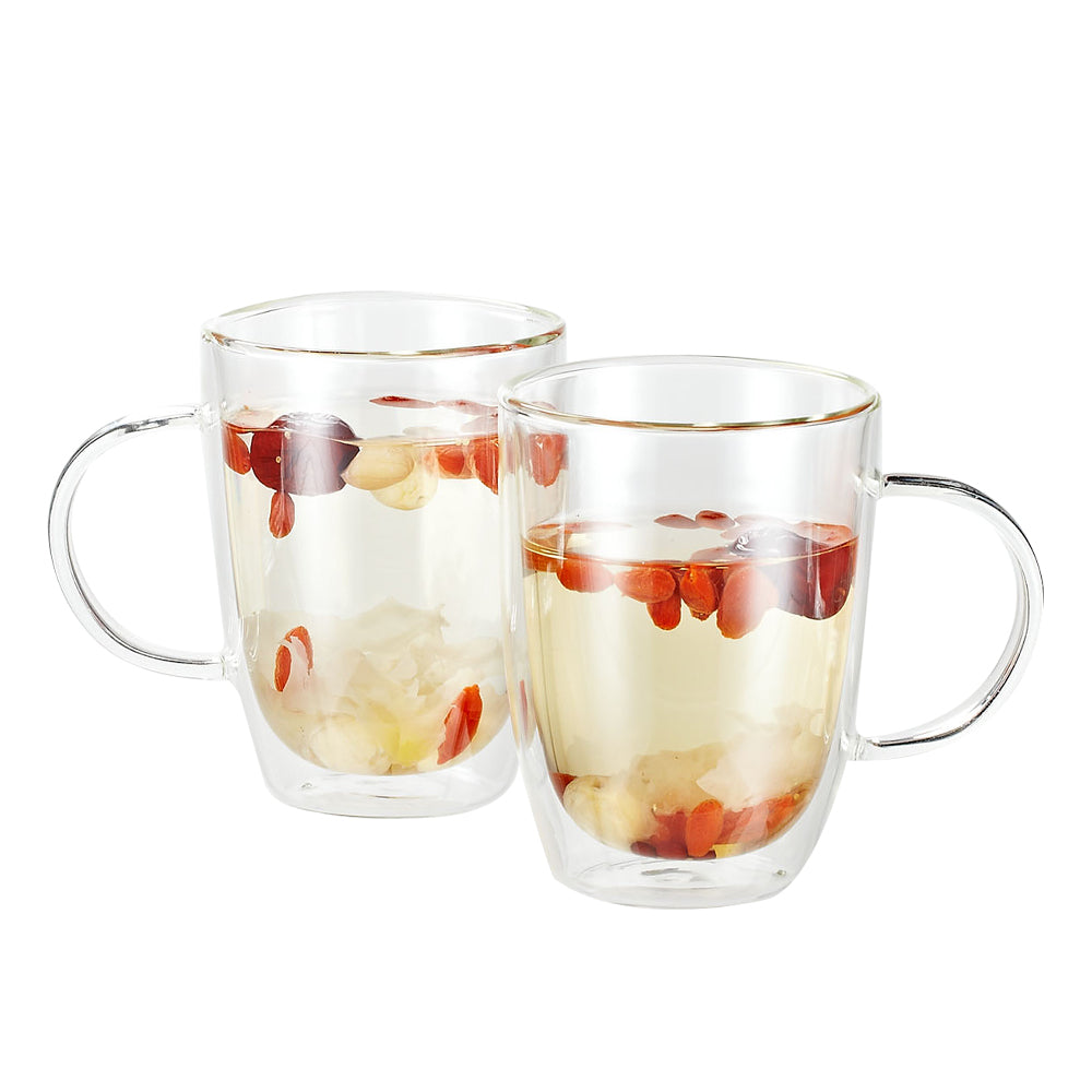 Buydeem Double Wall Glass Cup