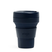 Load image into Gallery viewer, Stojo Collapsible Pocket Cup 12oz Demin
