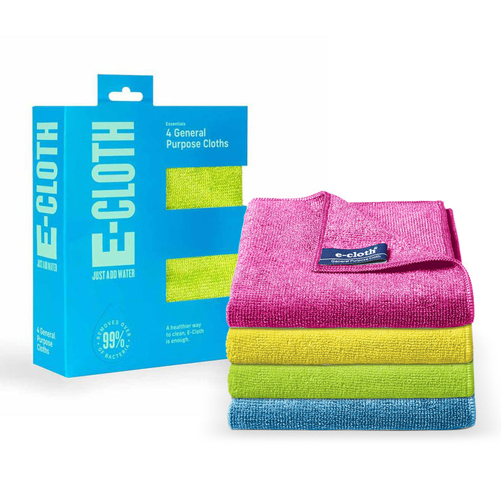 E-CLOTH General Purpose Eco Cleaning Cloth 4-Piece Pack